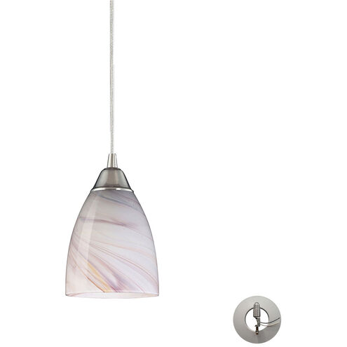 Ploperro 1 Light 5 inch Satin Nickel Mini Pendant Ceiling Light