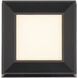 Argo LED 5 inch Black Outdoor Wall Light, dweLED