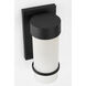 Drew & Jonathan Kylo 1 Light 10.5 inch Textured Black Outdoor Wall Sconce