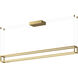 Plaza LED 59.13 inch Brushed Gold Linear Pendant Ceiling Light