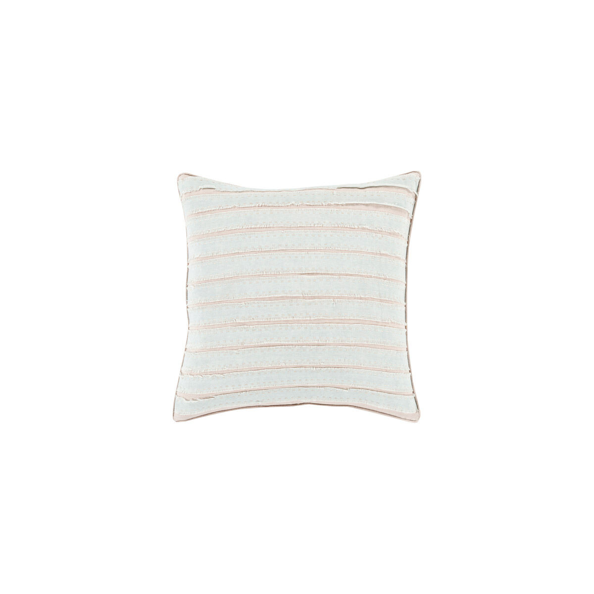 Willow 22 X 22 inch Light Gray and Taupe Throw Pillow