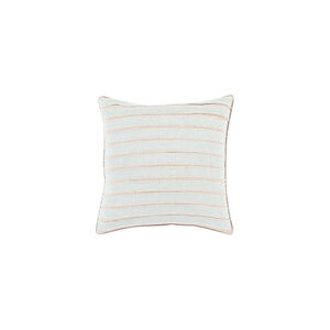 Willow 22 X 22 inch Light Gray and Taupe Throw Pillow