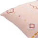 Zina 20 inch Dusty Pink Pillow Kit in 20 x 20, Square