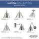 Hinton 1 Light 8.25 inch Brushed Nickel Mini-Pendant Ceiling Light