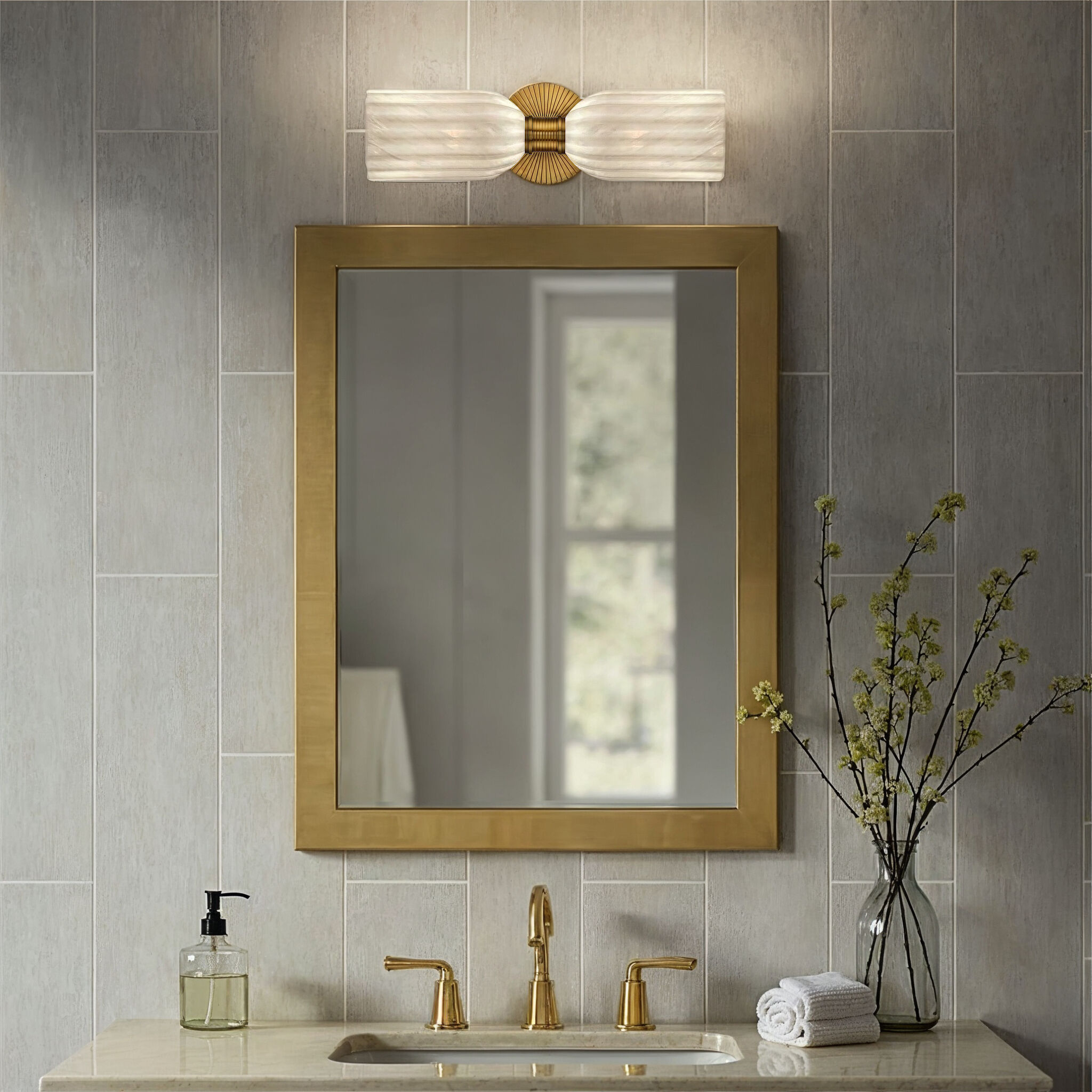 Lotus Bath Wall Light