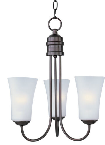 Logan 3 Light 17 inch Oil Rubbed Bronze Single-Tier Chandelier Ceiling Light