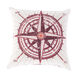 Mobjack Bay 18 X 18 inch Red and Pink Outdoor Throw Pillow