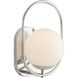 Belmont 1 Light 7.5 inch Polished Nickel Wall Mount Wall Light