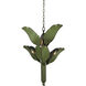 Banana Leaf 6 Light 25 inch Natural Green Chandelier Ceiling Light