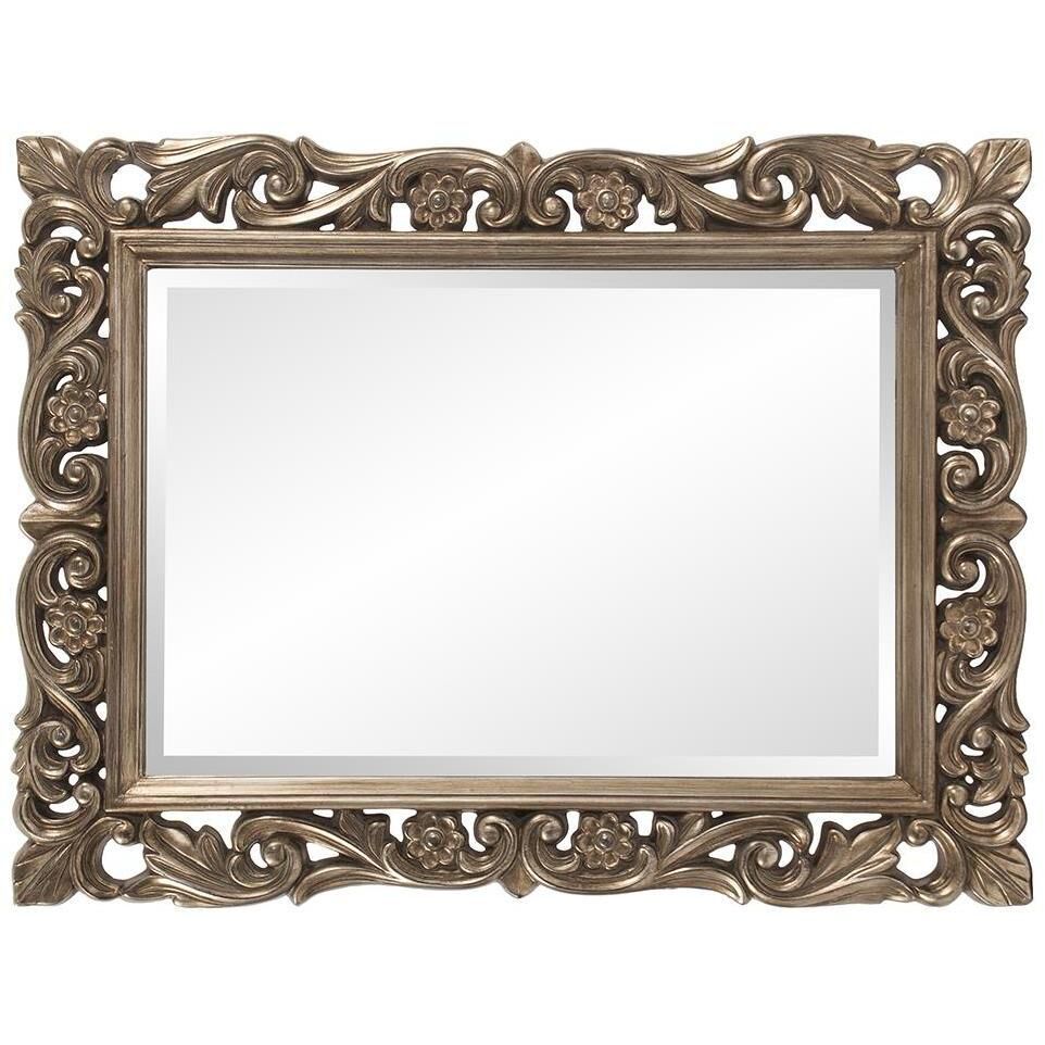 Chateau 42 X 31 inch French Pewter Wall Mirror