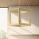 Morina LED 12 inch White Oak Pendant Ceiling Light