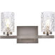 Cassie 2 Light 5.50 inch Bathroom Vanity Light