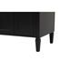 Park Avenue 60 X 21.5 X 35 inch Black Vanity Sink Set
