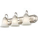 Compana 3 Light 24 inch Satin Nickel Bathroom Vanity Light Wall Light