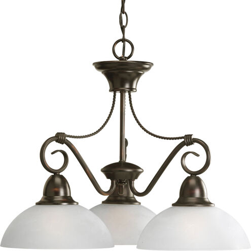 Pavilion 3 Light 24 inch Antique Bronze Chandelier Ceiling Light
