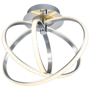 Corland 1 Light 19 inch Chrome Flush Mount Ceiling Light