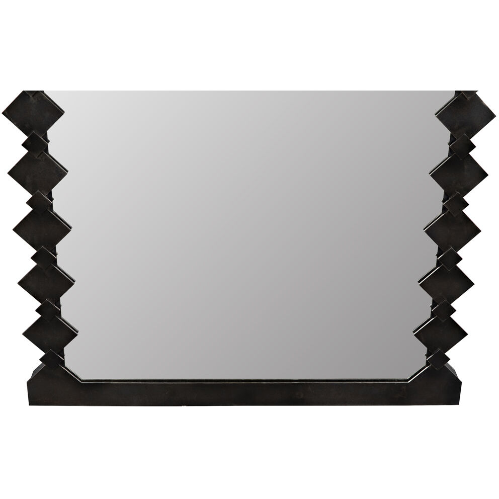 Aya 79 X 40 inch Unfinished Industrial Steel Mirror