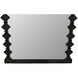 Aya 79 X 40 inch Unfinished Industrial Steel Mirror
