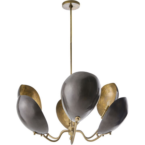 Savo 6 Light 38 inch Bronze Chandelier Ceiling Light