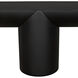 T 72 X 20.5 inch Matte Black Console