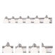Springfield 6 Light 48 inch Polished Chrome Vanity Sconce Wall Light