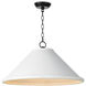 Billie 3 Light 25 inch White Pendant Ceiling Light, Large