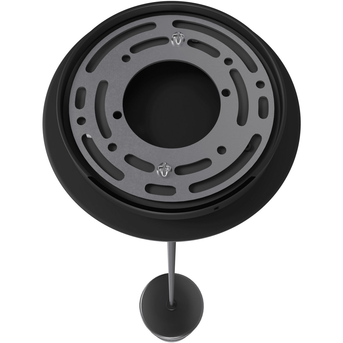 Cicada LED 3 inch Knurled Dark Grey with Pewter Pendant Ceiling Light