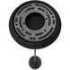 Cicada LED 3 inch Knurled Dark Grey with Pewter Pendant Ceiling Light