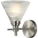 Pemberton 1 Light 9 inch Brushed Nickel Vanity Light Wall Light