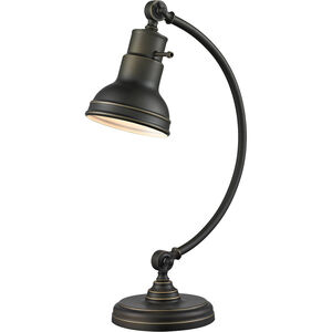 Ramsay 20 inch 60.00 watt Olde Bronze Table Lamp Portable Light in Olde Bronze Steel