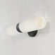 Theo 2 Light 5 inch Matte Black Sconce Wall Light