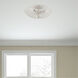 Cassandra 3 Light 16 inch Brushed Nickel Semi-Flush Mount Ceiling Light