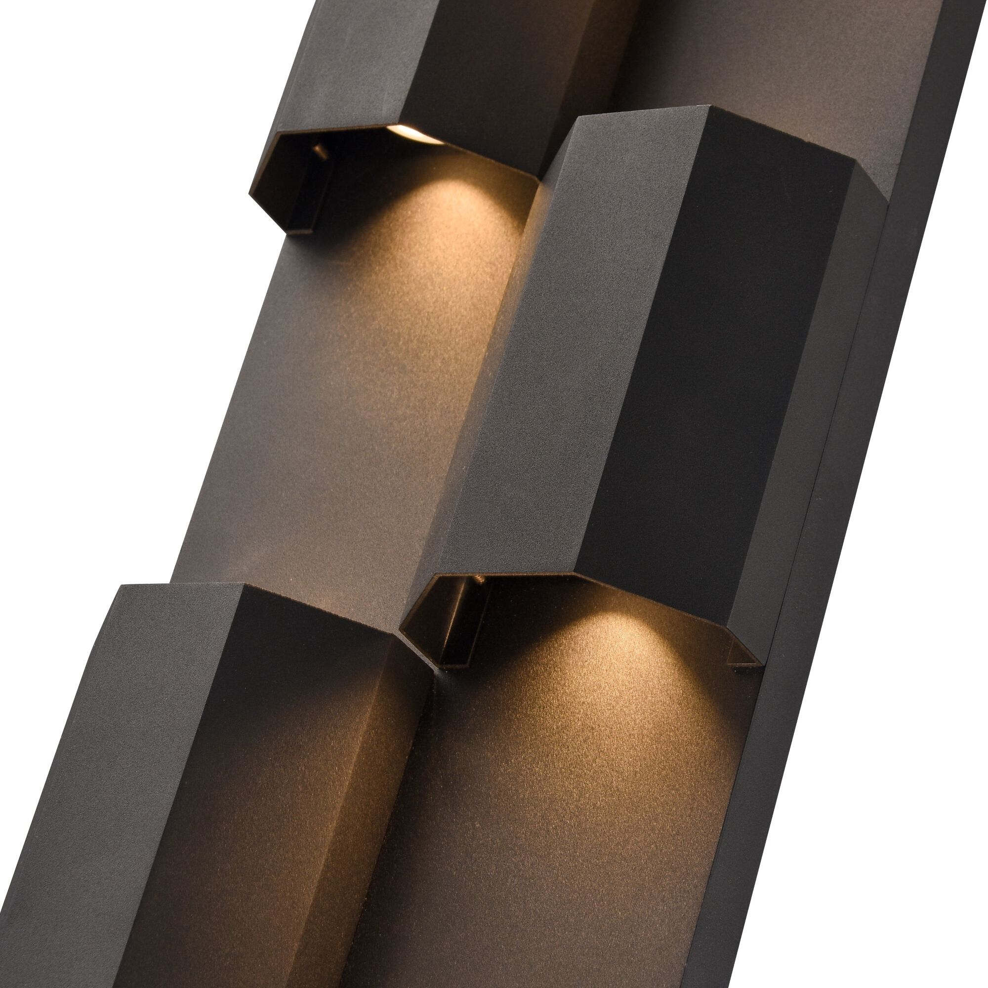 Skyline 1 Light 27 inch Charcoal Black Outdoor Sconce