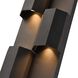 Skyline 1 Light 27 inch Charcoal Black Outdoor Sconce