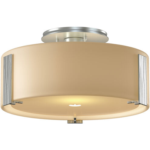 Impressions 1 Light 11.8 inch Vintage Platinum Semi-Flush Ceiling Light
