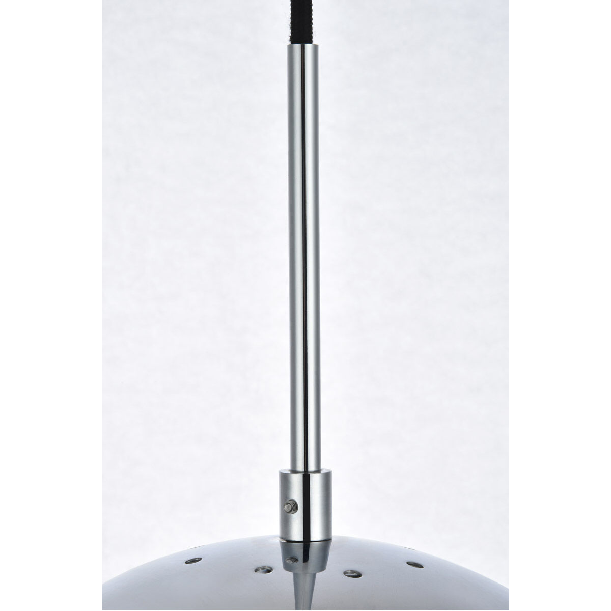 Eclipse 1 Light 10 inch Chrome Pendant Ceiling Light