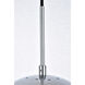 Eclipse 1 Light 10 inch Chrome Pendant Ceiling Light