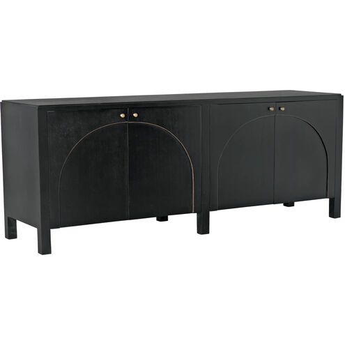 Weston 78.5 X 20.5 inch Hand Rubbed Black Sideboard
