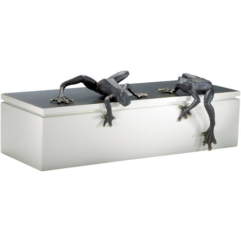 Iron Frogs 7 X 2.75 inch Sculpture