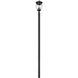 Davina 4 Light 119.25 inch Black Outdoor Post Mounted Fixture in G9