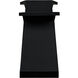 Gaston 30 X 25 inch Matte Black Console/Side Table