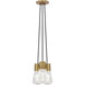 Sean Lavin Alva LED 9 inch Natural Brass Pendant Ceiling Light