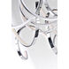 Chaos LED 29 inch Polished Chrome Single Pendant Ceiling Light