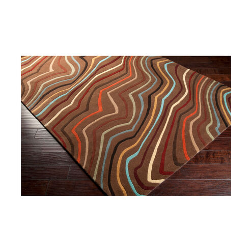 Forum 117 X 117 inch Dark Red/Dark Brown/Khaki/Garnet/Aqua/Tan/Moss Rugs, Wool