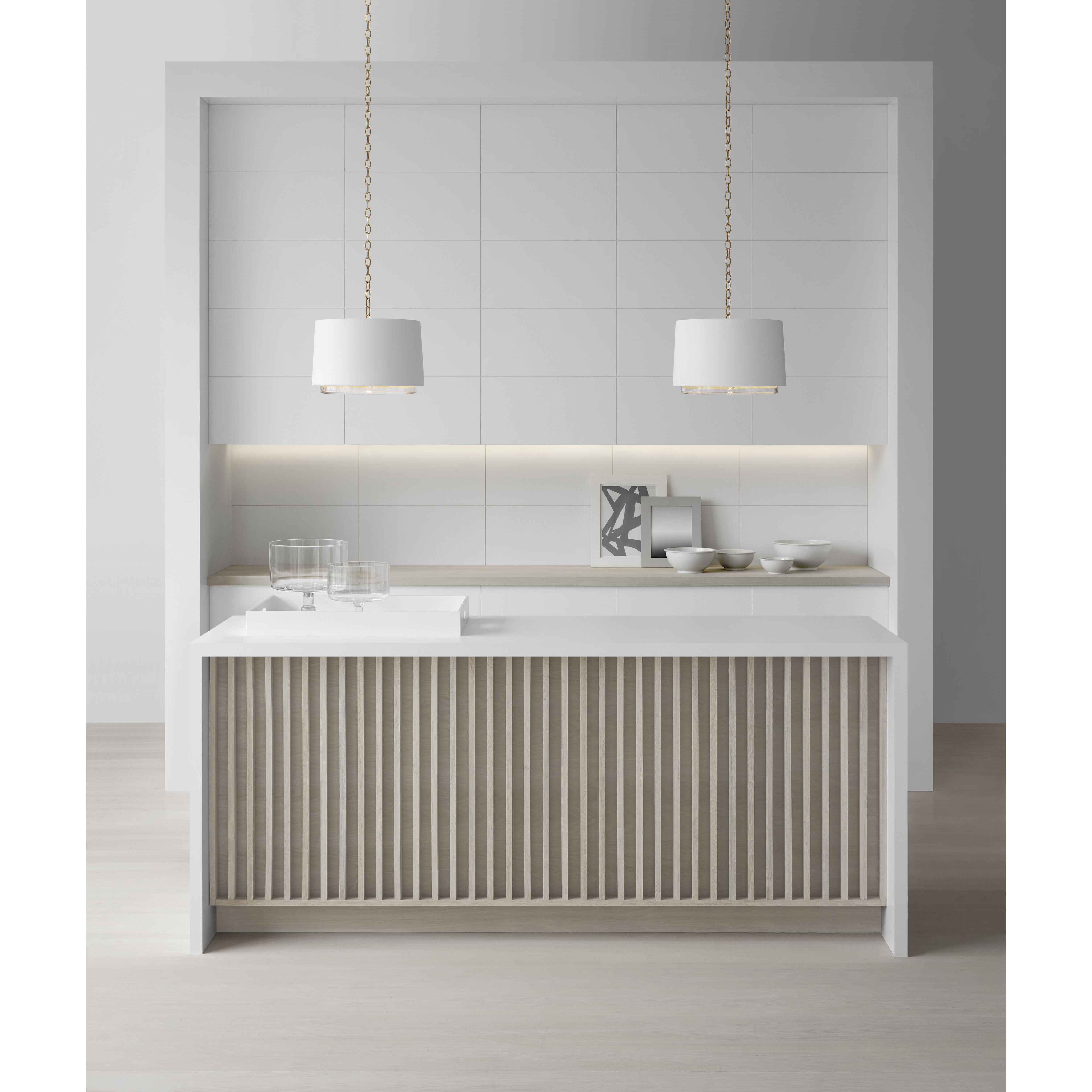 Marie Flanigan Sydney LED 14 inch Soft Brass Pendant Ceiling Light, Small