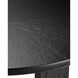 Blake 19.75 inch Matte Caviar Black/Polished Brass Accent Table