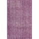 Zahra 66 X 42 inch Bright Purple, Black Rug