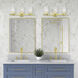 Munich 3 Light 23 inch Satin Brass Vanity Sconce Wall Light