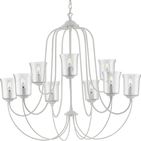 Bowman 9 Light 37 inch Cottage White Chandelier Ceiling Light