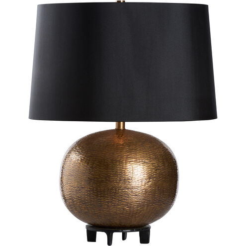 Amhurst 18 inch 100.00 watt Gold and Black Table Lamp Portable Light